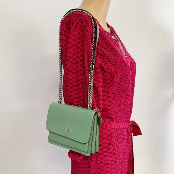 Coach C9949 Mini Klare Crossbody IN SOFT GREEN - Picture 2 of 8